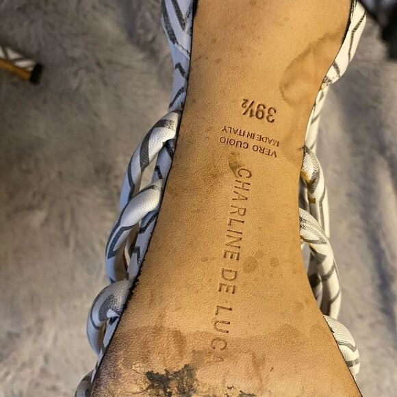 Charline de Luca graphic print heels, size 39,5 ( 8,5) - Picture 8 of 9